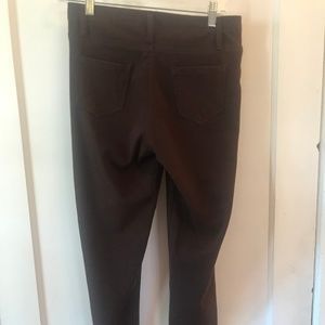 Faded Glory Brown Jean Leggings Size M